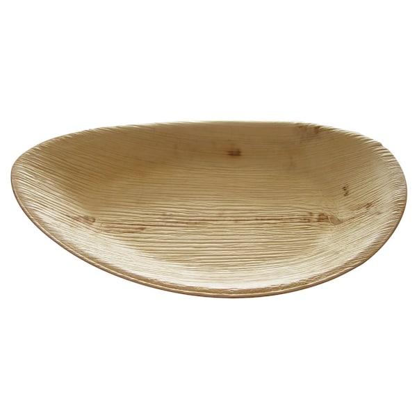 Abena Plates, Oval, Eco-Friendly Palm Leaves, Large - 10.2" x 6.5" 132380 - main